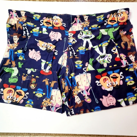 Toy Story Disney Parks Pixar Womens 2XL Leggings Woody Jessie Buzz Stretchy - Picture 4 of 11